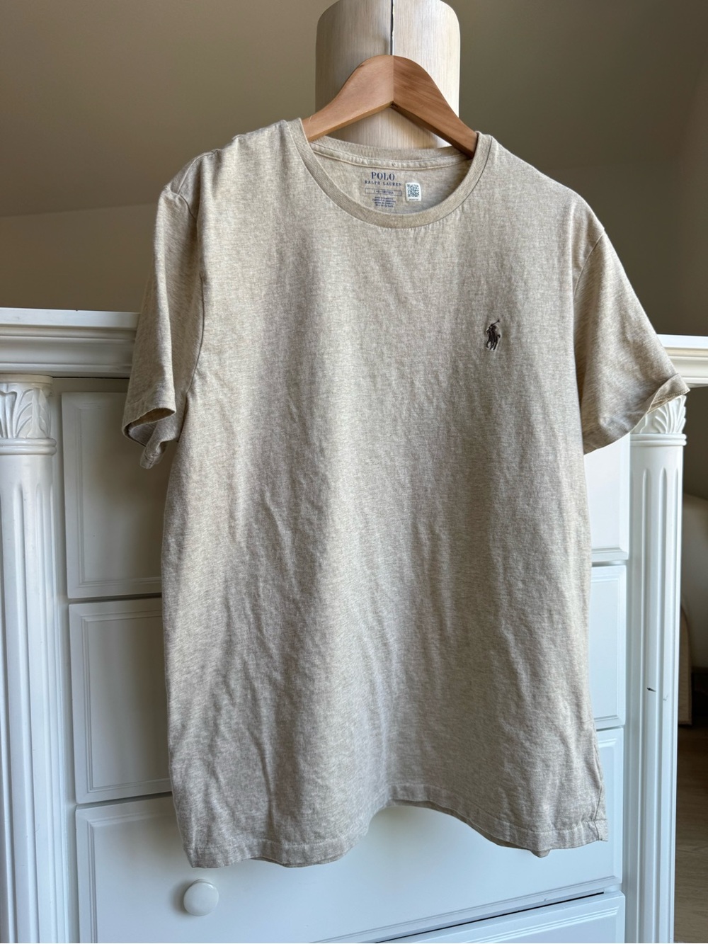 Polo Ralph Lauren Women’s Beige T-Shirt Large